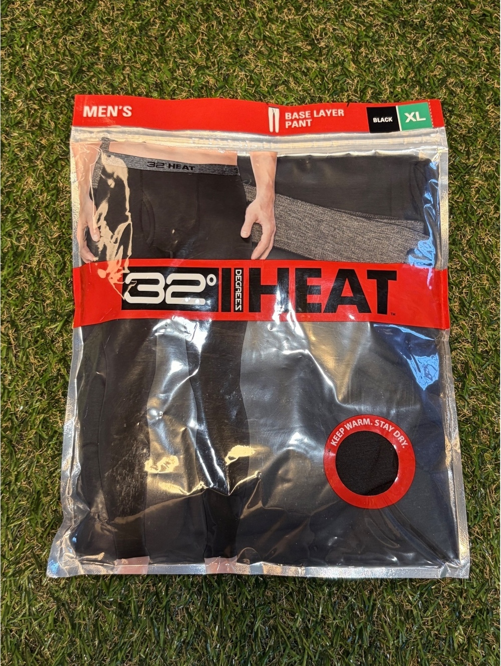 32 Degrees Heat Men's Base Layer Pants Black XL